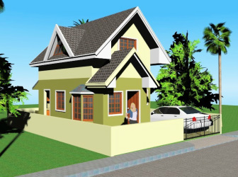 bungalow house design with attic